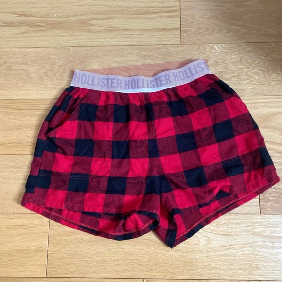 Flannel Sleep Boxer Shorts - Picture 2 of 2